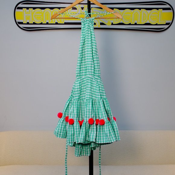 Sundress (a French Designer) Lime Green and White Xs/S Dress - Picture 5 of 6